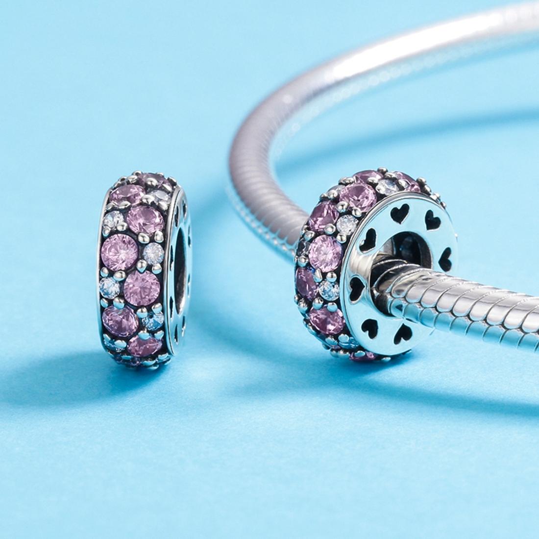 925 Sterling Silver Heartbeat Bead Pendant For Diy Bracelets And Necklaces 5