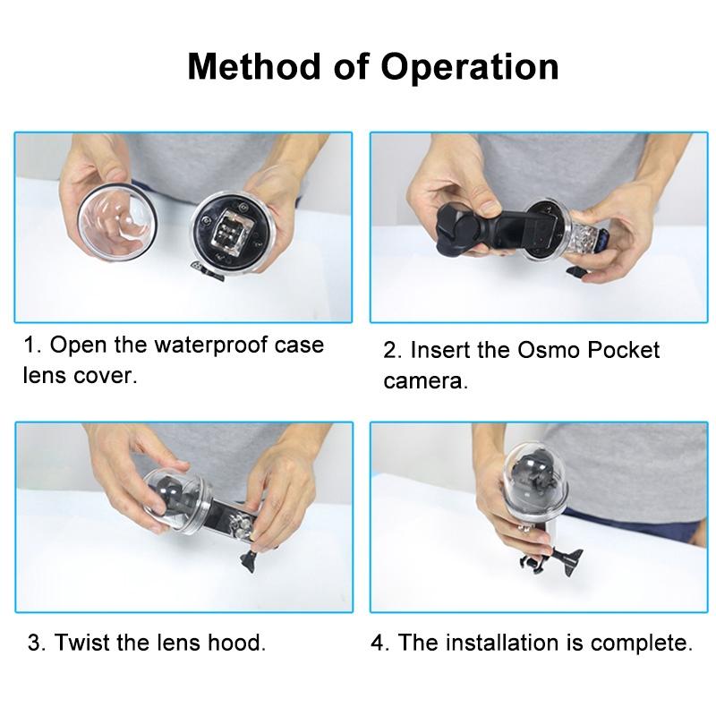 Waterproof Diving Case for Dji Pocket - 60m Depth 7