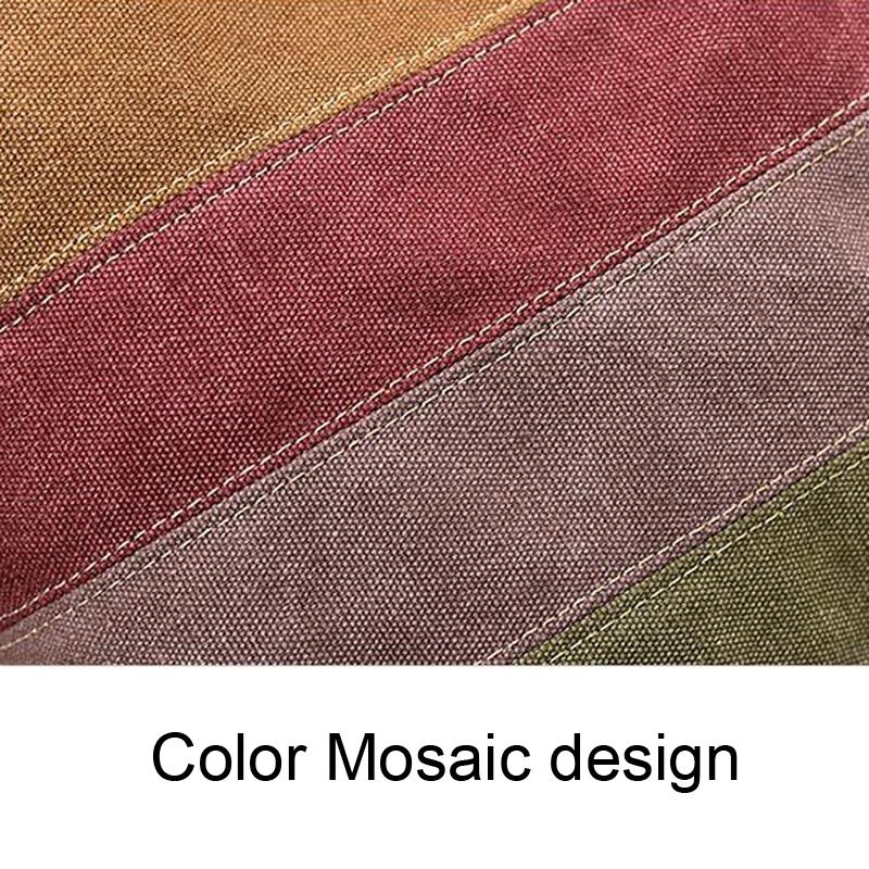 Multi Layer Canvas Crossbody Bag For Women Simple Design 5