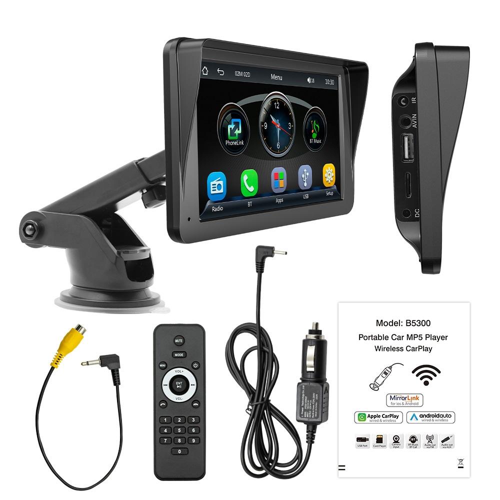 7 Inch Wireless Carplay Bluetooth Mp5 Player - Mobile Interconnection 3