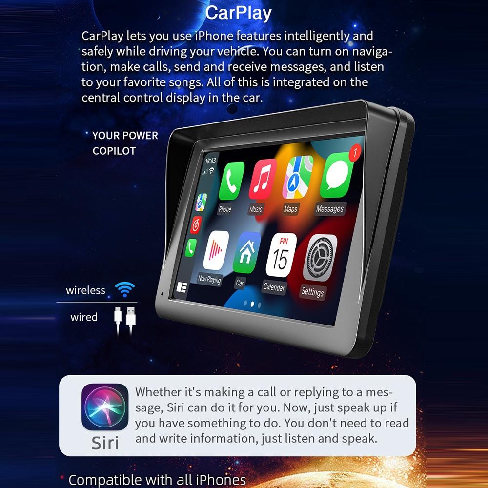 7 Inch Wireless Carplay Bluetooth Mp5 Player - Mobile Interconnection 7