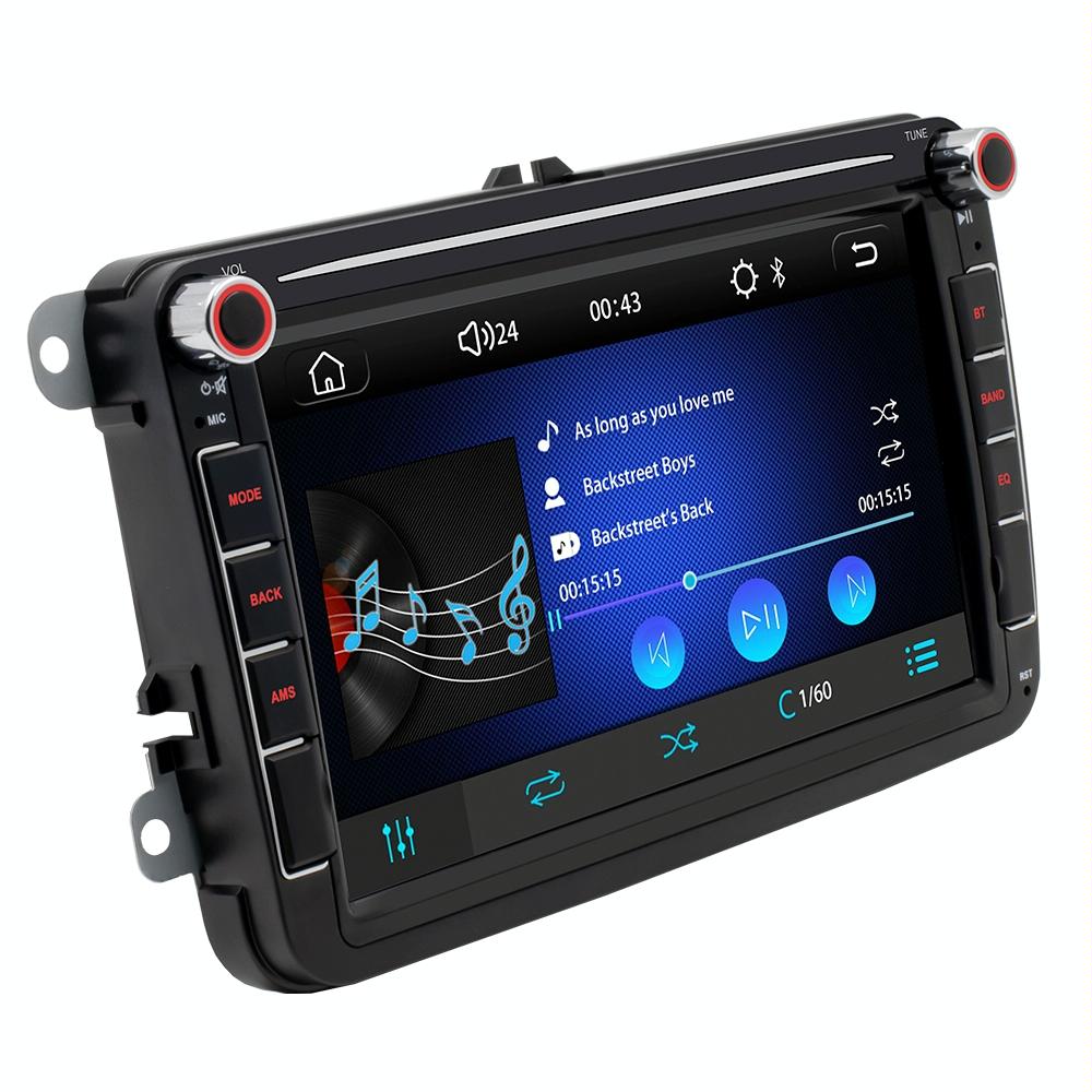 8 Inch Car Mp5 Audio Player Bluetooth / Fm / Sd / Aux / Mirrorlink For Volkswagen