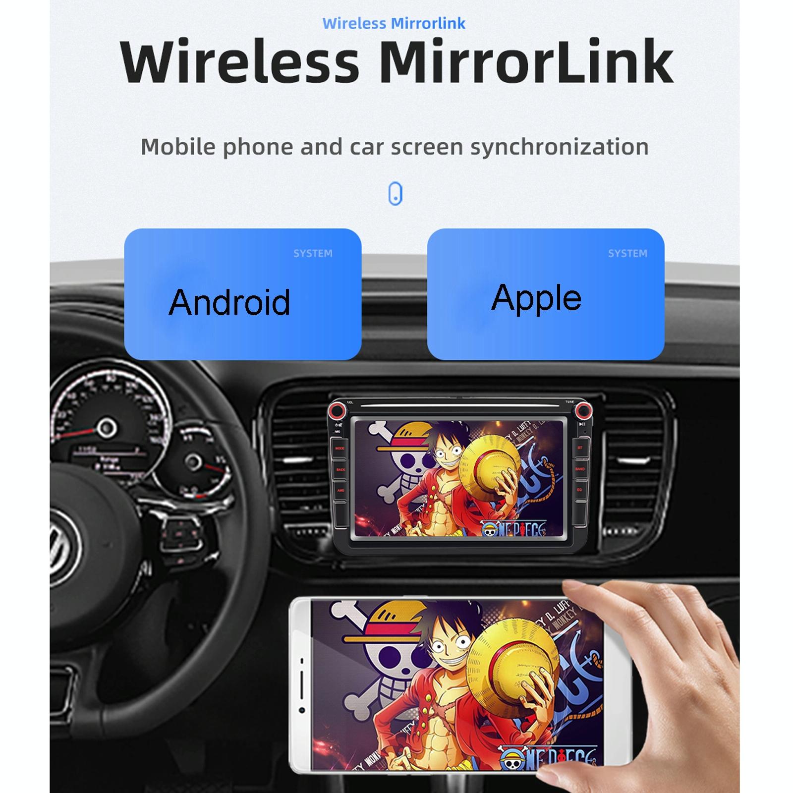 8 Inch Car Mp5 Audio Player Bluetooth / Fm / Sd / Aux / Mirrorlink For Volkswagen 10