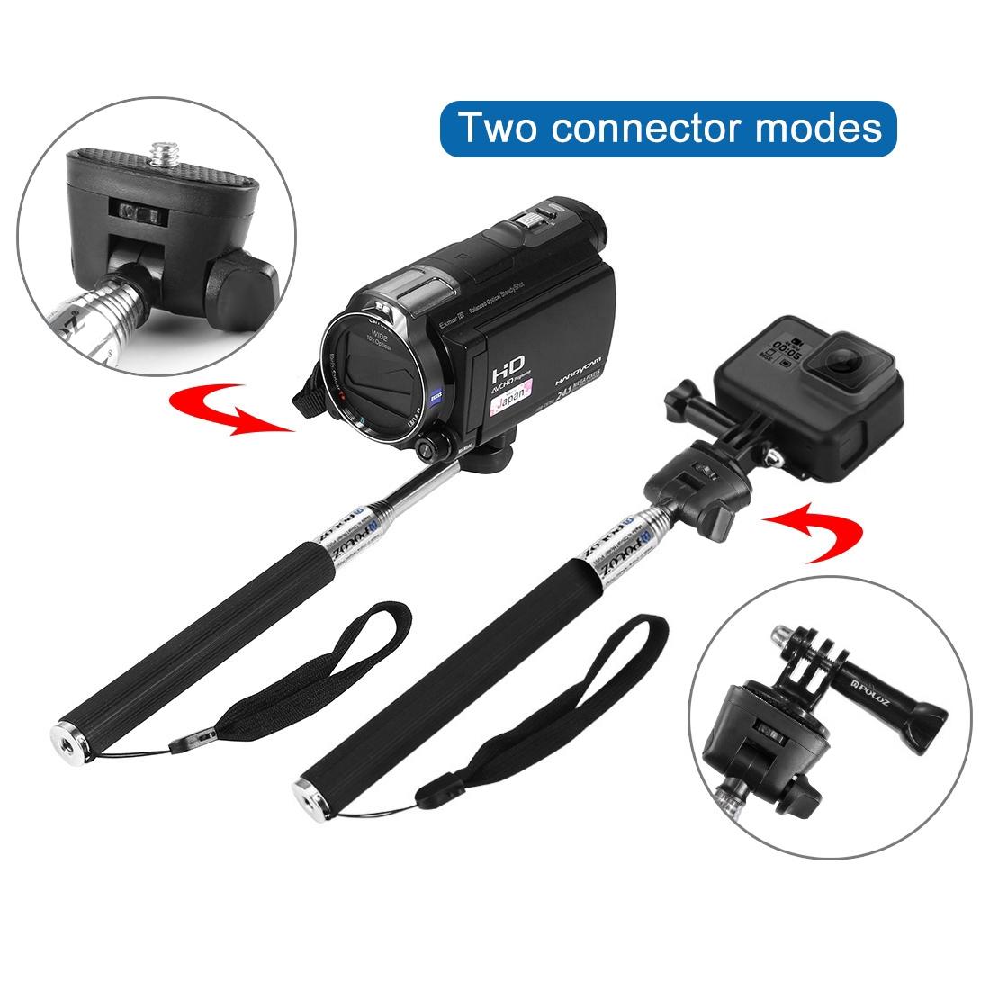 Extendable Selfie Monopod for Action Cameras - 22.5-80cm Length 12