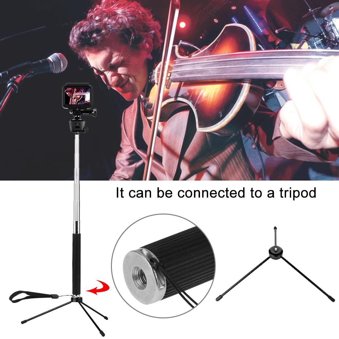 Extendable Selfie Monopod for Action Cameras - 22.5-80cm Length 13