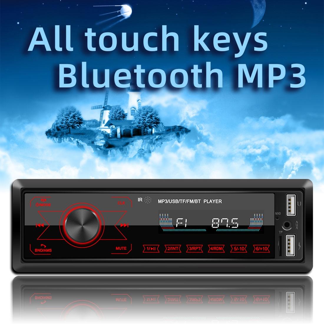 12V Car Radio Receiver Mp3 Player - Bluetooth Fm Usb Sd Card - Hands-Free Calling 3