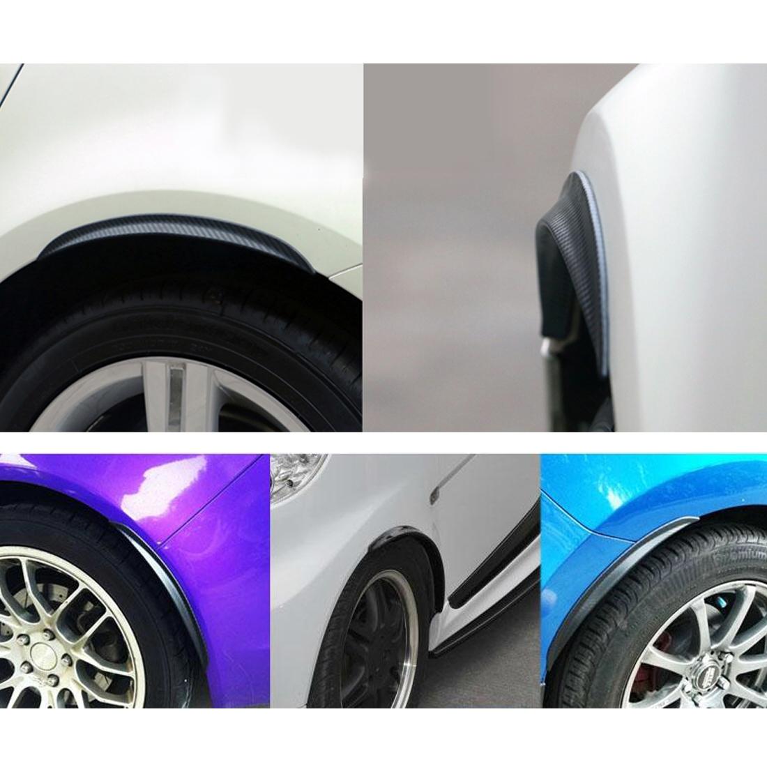 2 Pcs Car Auto Rubber Fender Guard Protection Strip Scratch Protector Sticker - Size 24 X 2Cm 7