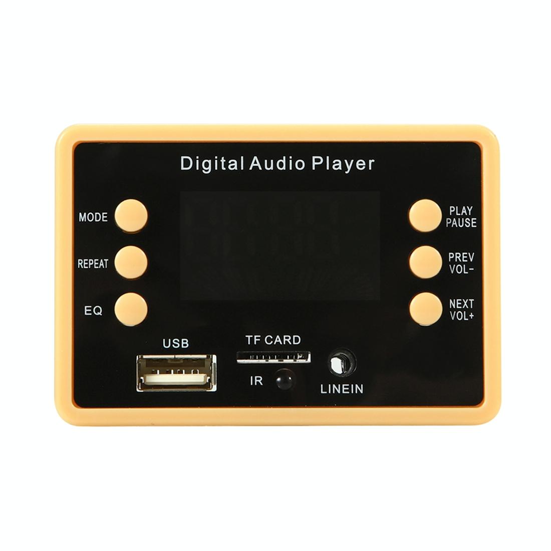 12V Car Mp3 Player Board W / Bluetooth & Remote - Fm Radio Tf / Usb 4