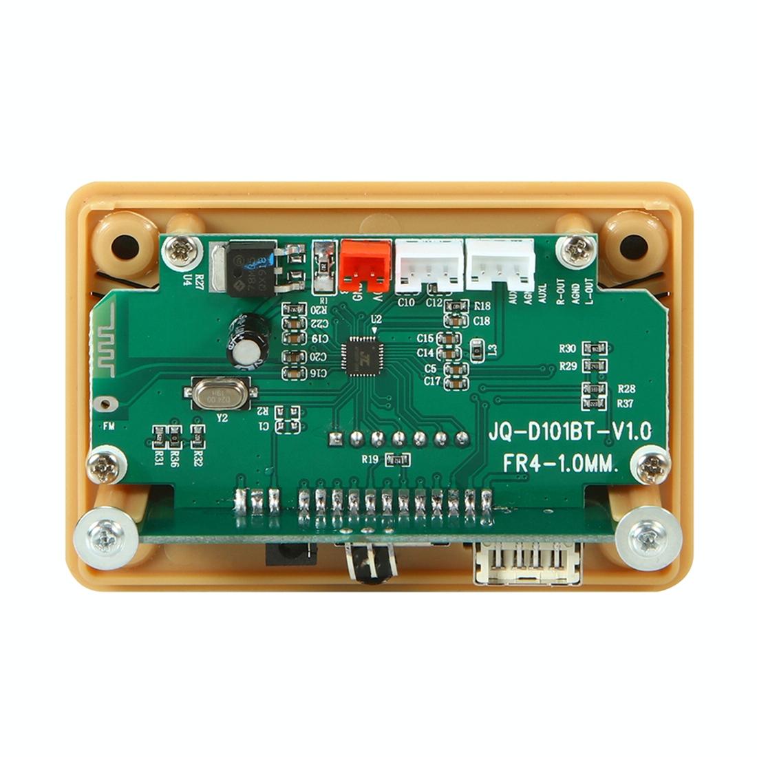 12V Car Mp3 Player Board W / Bluetooth & Remote - Fm Radio Tf / Usb 5