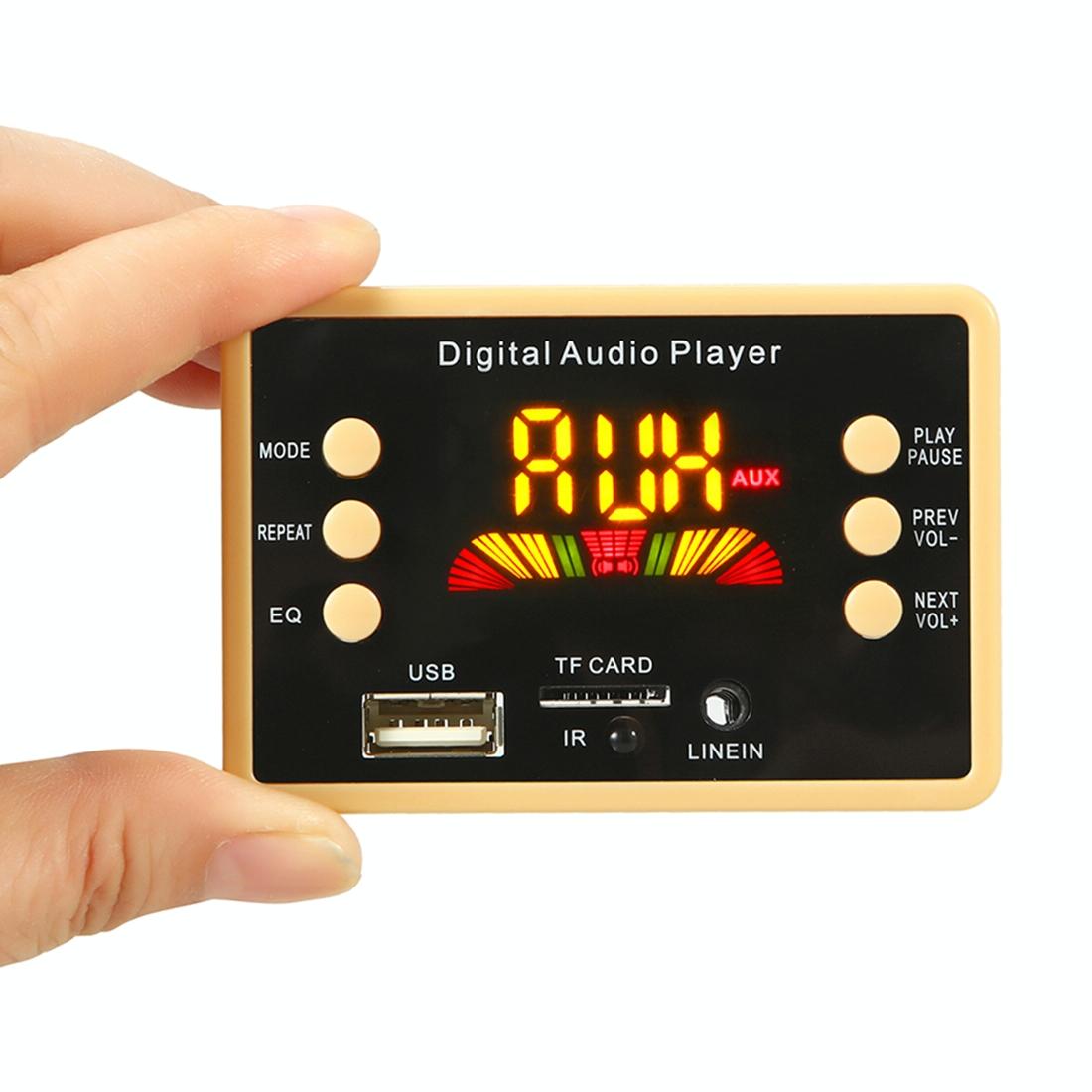 12V Car Mp3 Player Board W / Bluetooth & Remote - Fm Radio Tf / Usb 6