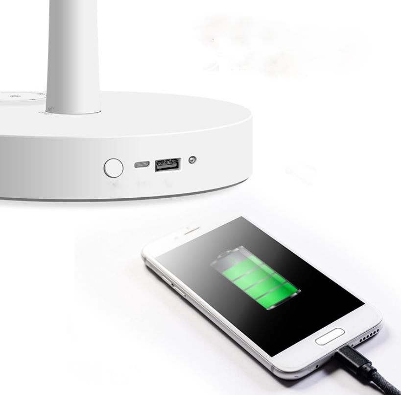 Multi-function Rechargeable Fan Lamp with Telescopic Bracket 4