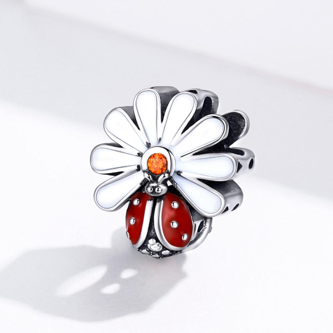 925 Sterling Silver Ladybug Beads For Diy Bracelets & Necklaces 3