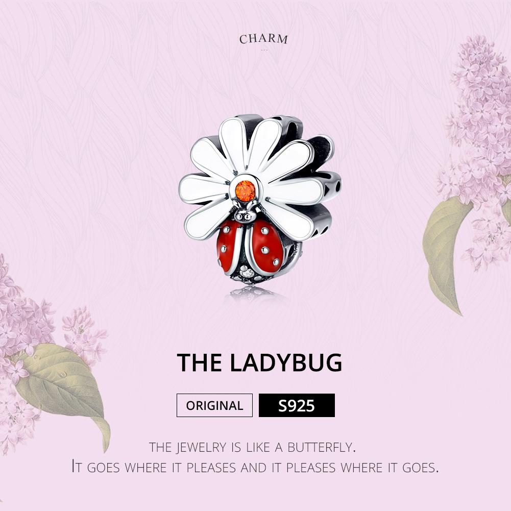 925 Sterling Silver Ladybug Beads For Diy Bracelets & Necklaces 4