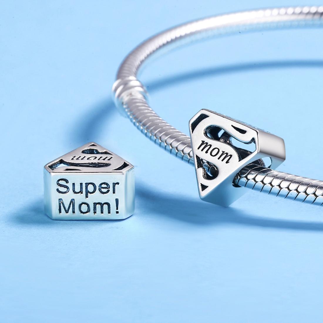 925 Sterling Silver Hollow Beads For Diy Bracelets Perfect Mother'S Day Gift 6