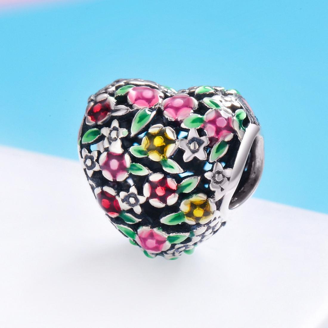 925 Sterling Silver Floral Valley Beads For Diy Bracelets & Necklaces 3