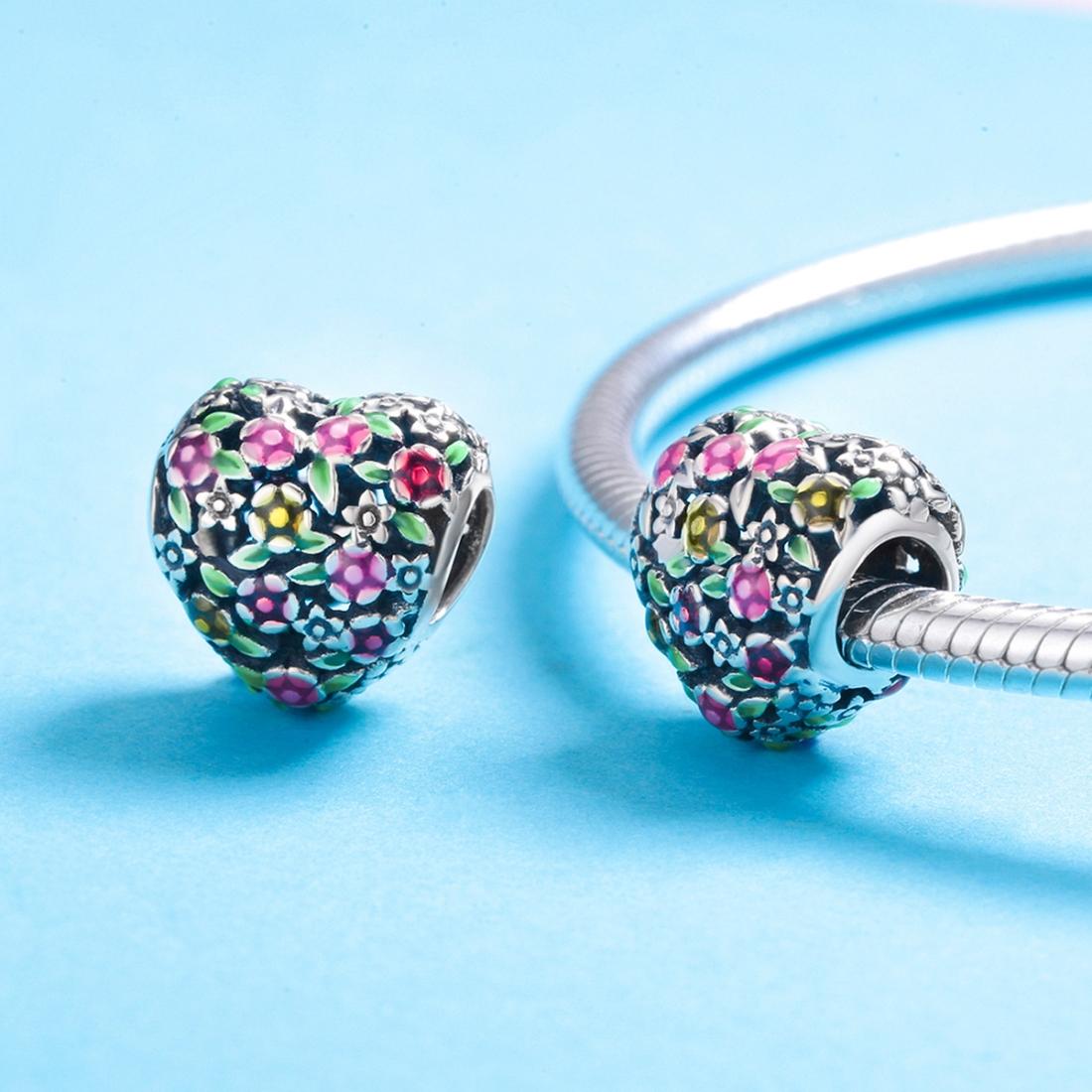 925 Sterling Silver Floral Valley Beads For Diy Bracelets & Necklaces 7