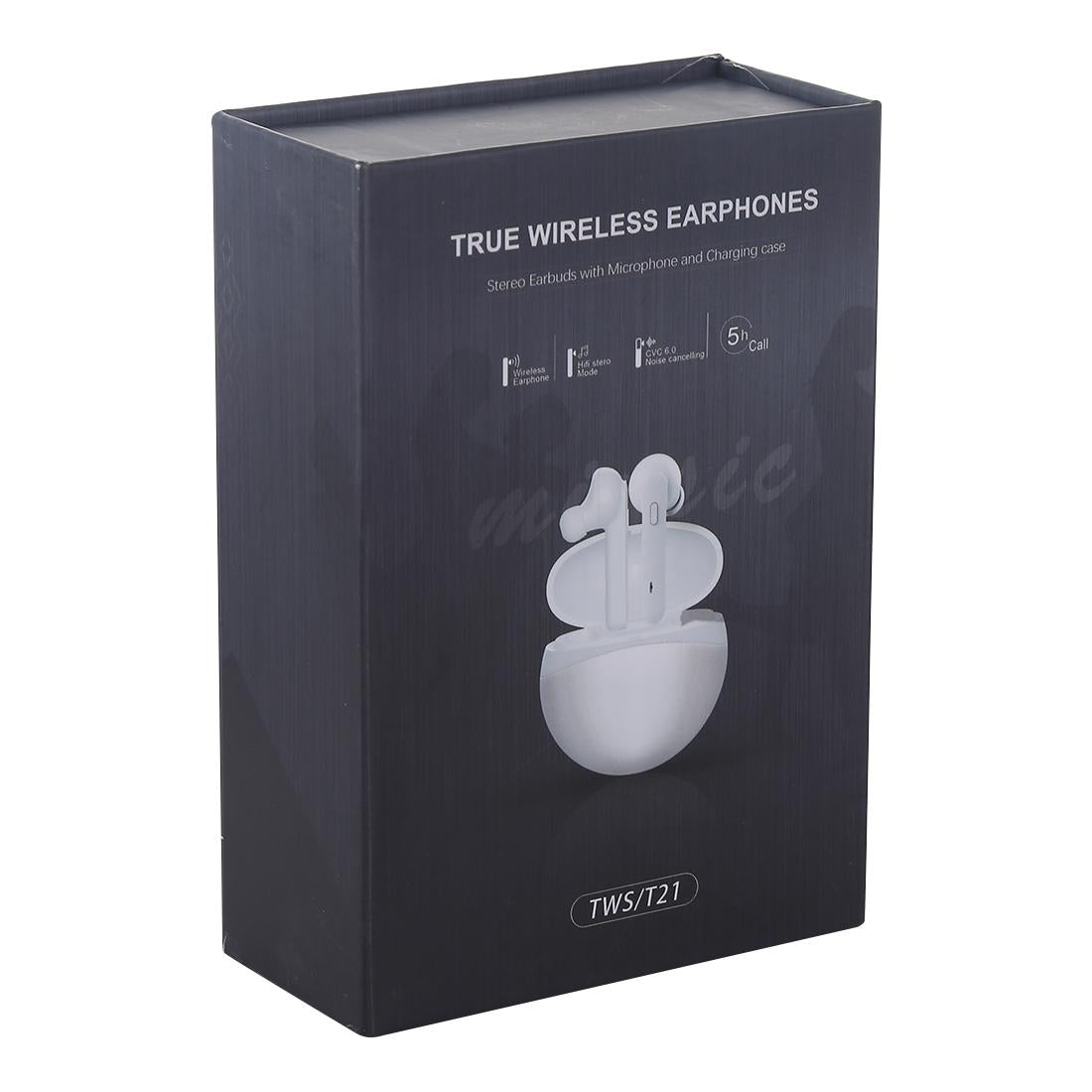 Hi-fi Stereo T12 Tws Wireless Earphones + Charging Case 7