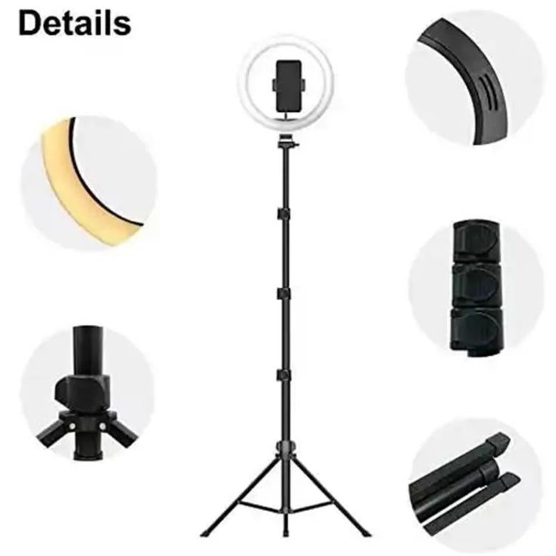 10 Inch Ring Light Set for Live Streaming and Beauty Stand 3
