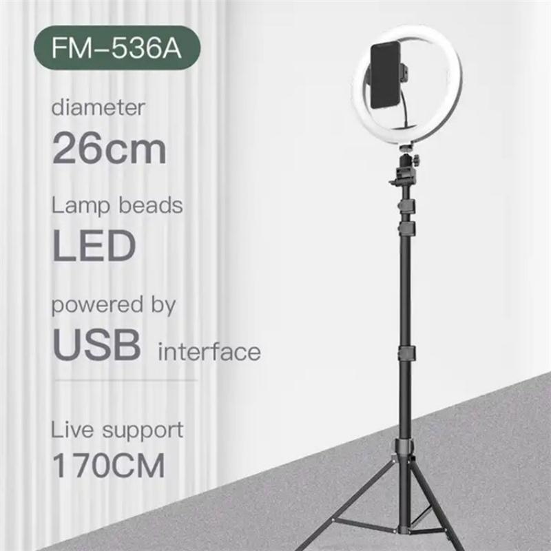 10 Inch Ring Light Set for Live Streaming and Beauty Stand 5