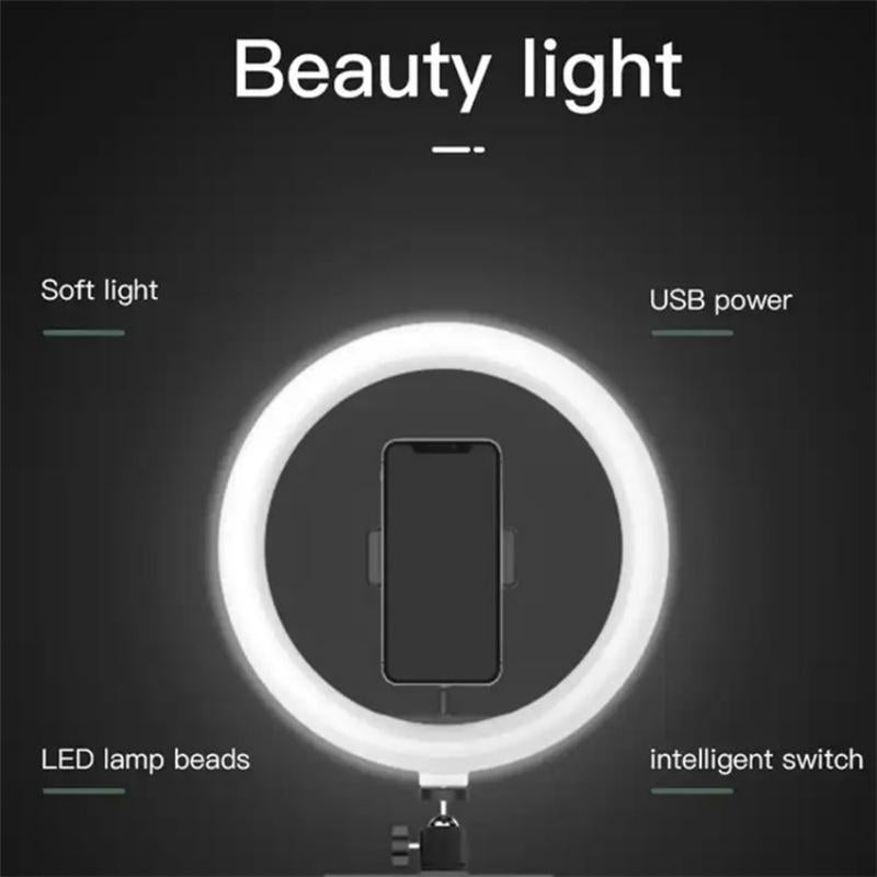 10 Inch Ring Light Set for Live Streaming and Beauty Stand 6