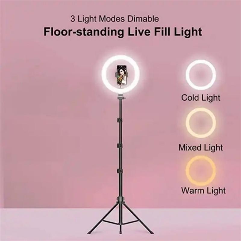 10 Inch Ring Light Set for Live Streaming and Beauty Stand 7