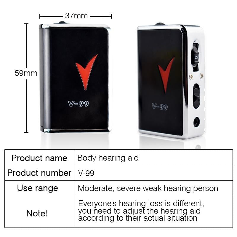 V99 Sound Amplifier Aid For Hearing Earphone 3