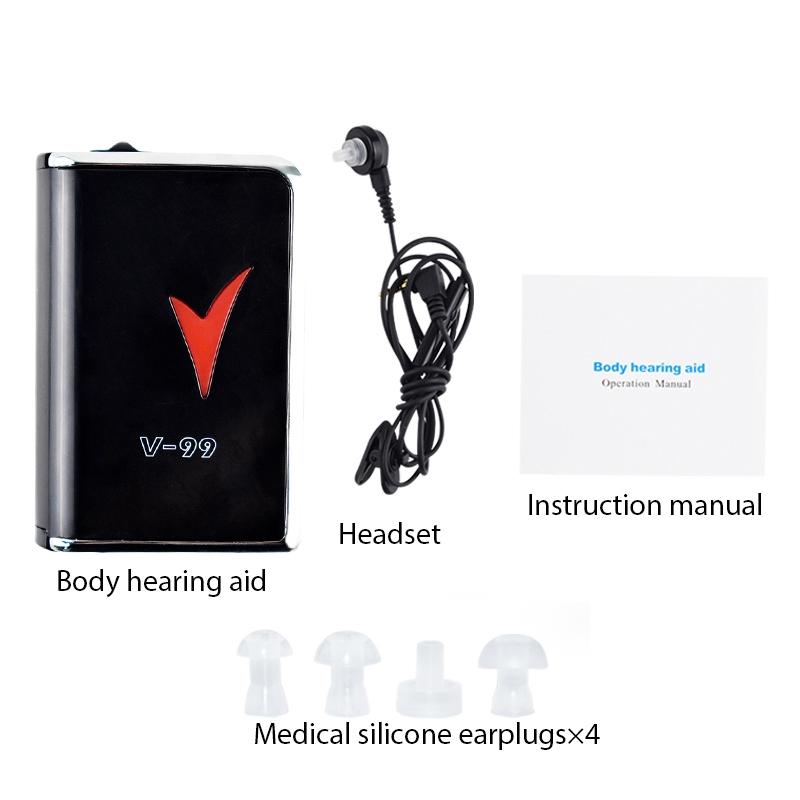 V99 Sound Amplifier Aid For Hearing Earphone 4