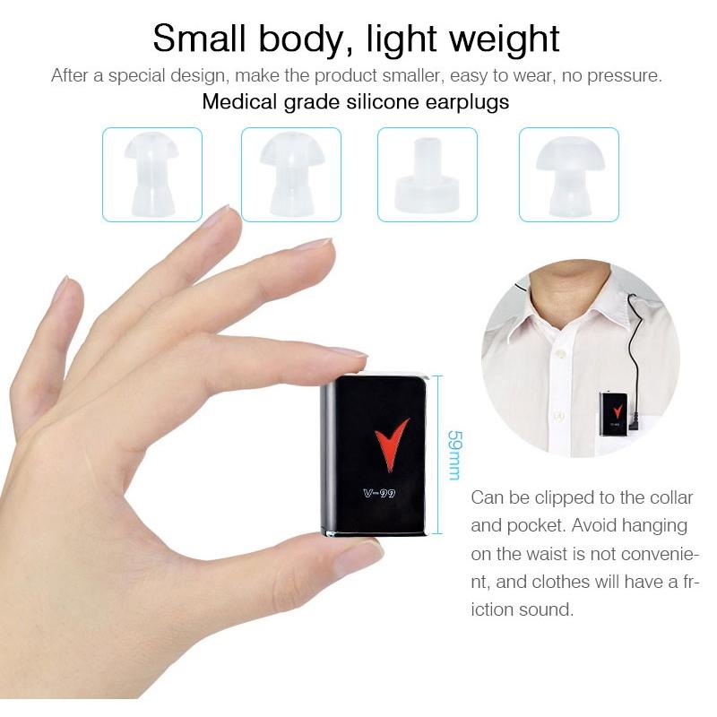 V99 Sound Amplifier Aid For Hearing Earphone 7