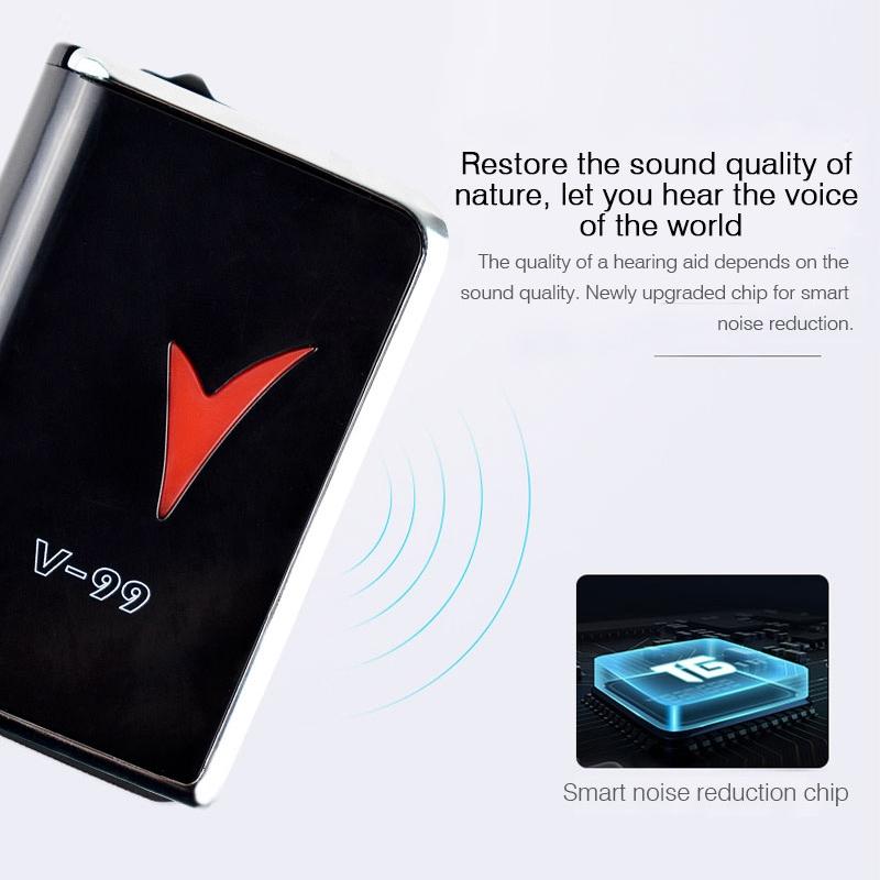 V99 Sound Amplifier Aid For Hearing Earphone 8
