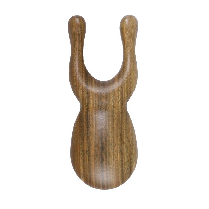 Solid Wood Massage Eye Scraping & Nose Massage Gold Sandalwood Random Colour 3