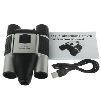 5-in-1 Binocular Camera with Video Digital Pc Cam and Tf Card Reader - 10x25mm 101m / 1000m Field of View - Compact Size 9
