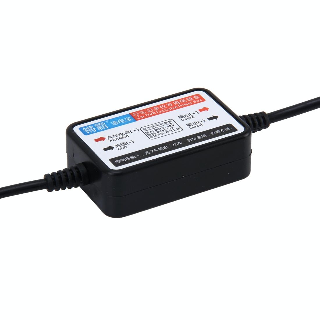 Universal Car Dvr Power Supply Box - 8v to 48v Input 5v 2a Output 5