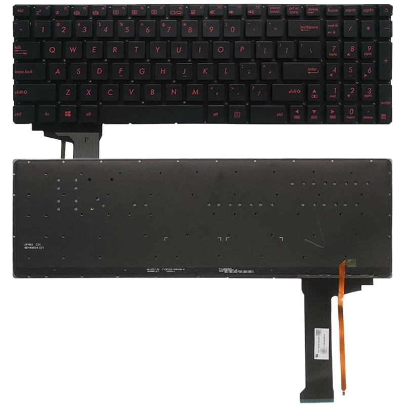 Backlit Keyboard for Asus Gl552 and N552 Series - Black 6