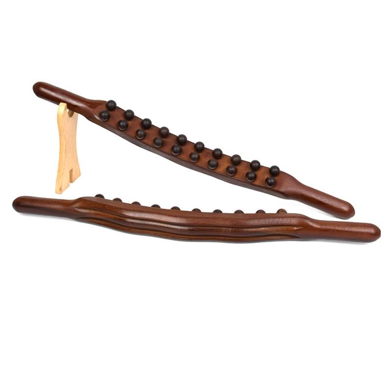 20-Bead Carbonized Massage Stick For Meridian Dredging 3