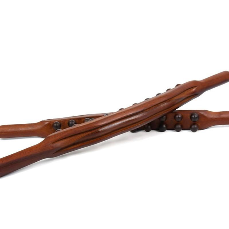 20-Bead Carbonized Massage Stick For Meridian Dredging 4