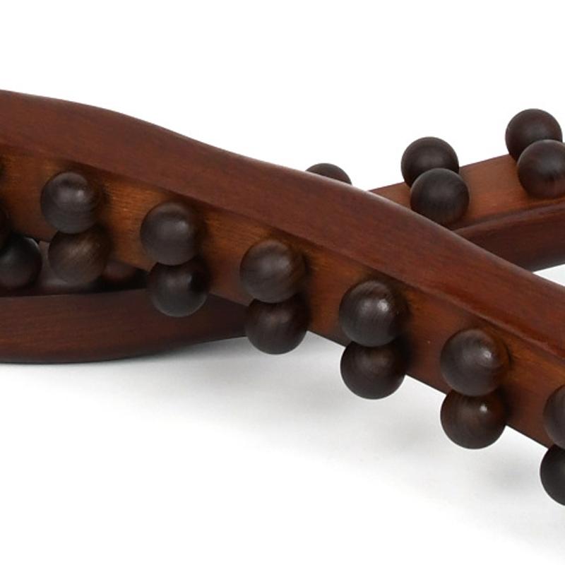 20-Bead Carbonized Massage Stick For Meridian Dredging 5