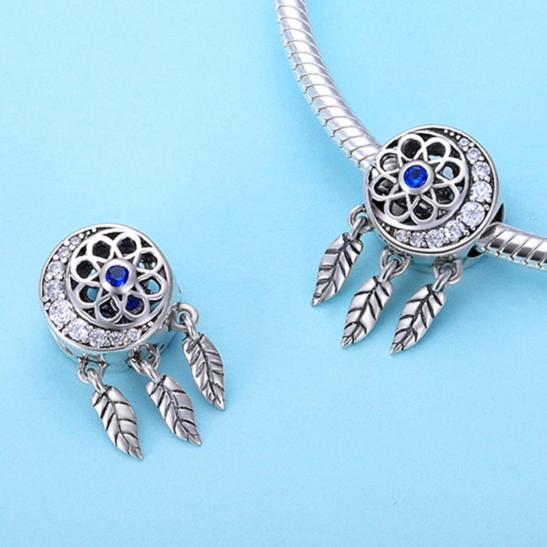 925 Sterling Silver Hollow Bead Bracelet Accessories 6