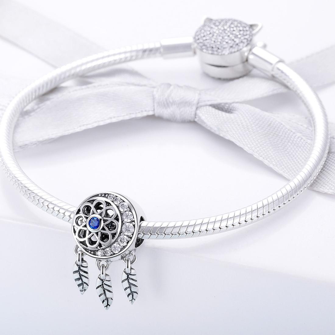 925 Sterling Silver Hollow Bead Bracelet Accessories 7