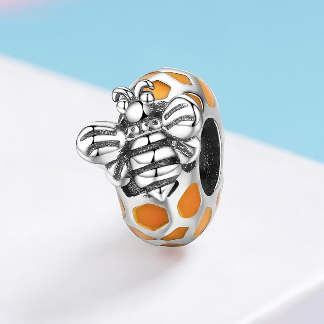 925 Sterling Silver Bee Charm For Diy Bracelets & Necklaces 3