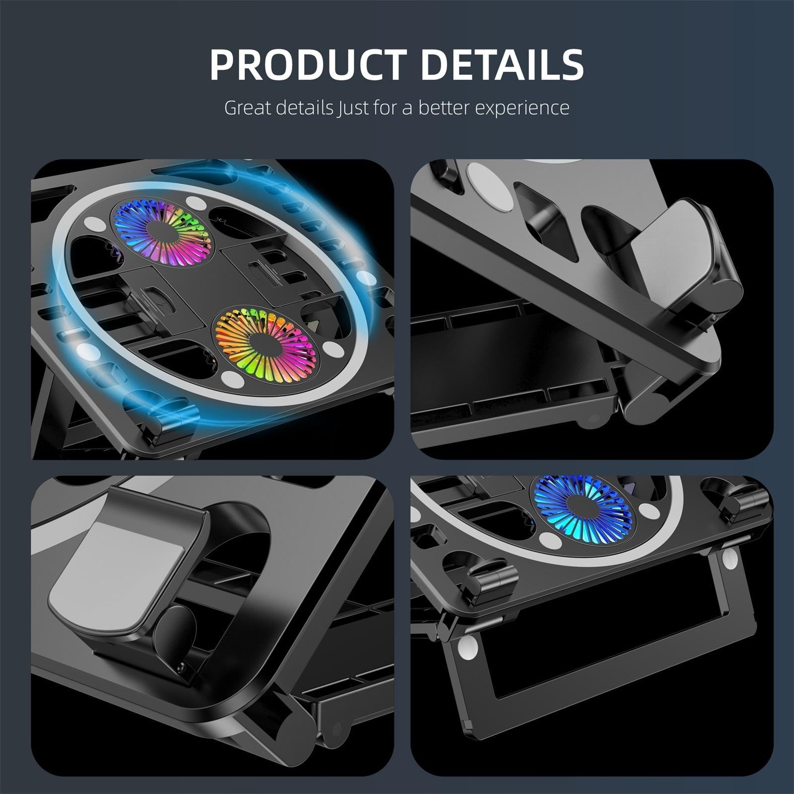Portable Gaming Laptop Cooling Stand 9