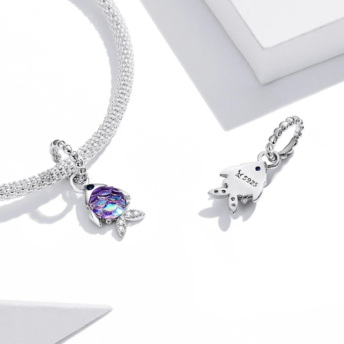 925 Sterling Silver Fantasy Fish Pendant For Diy Bracelets & Necklaces 6