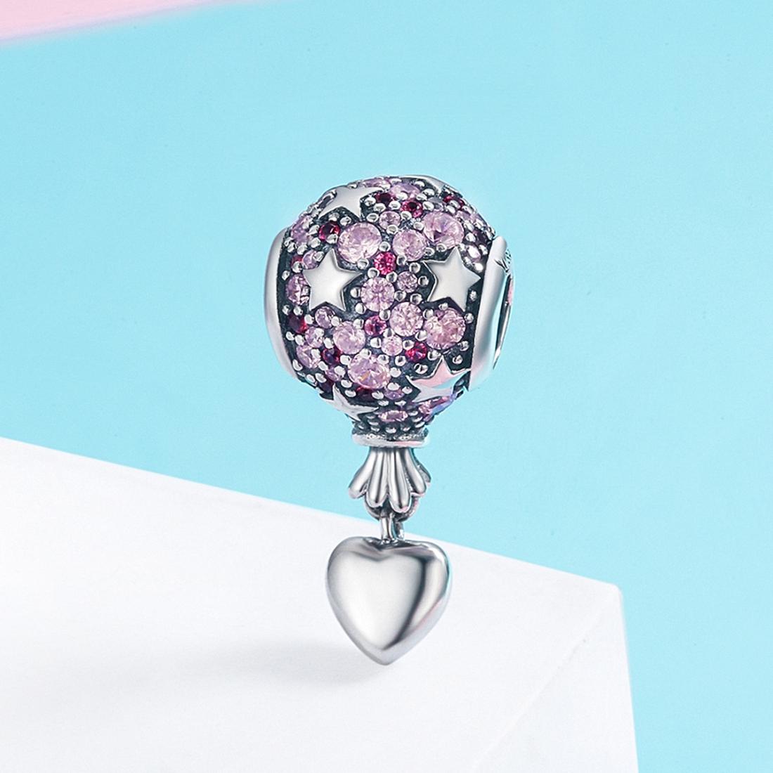 925 Sterling Silver Diy Confession Balloon Pendant For Bracelet Or Necklace 3