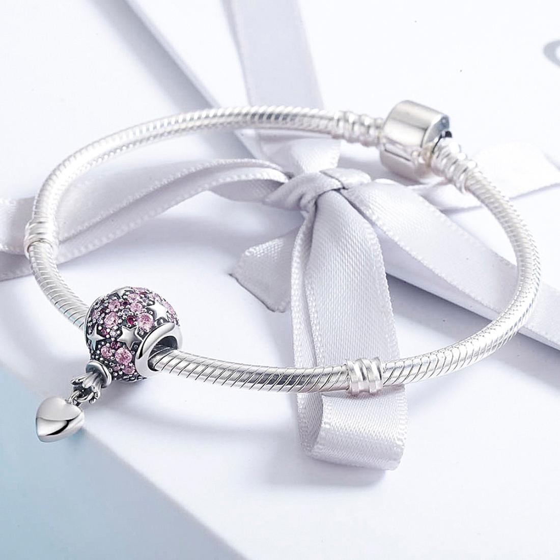 925 Sterling Silver Diy Confession Balloon Pendant For Bracelet Or Necklace 5