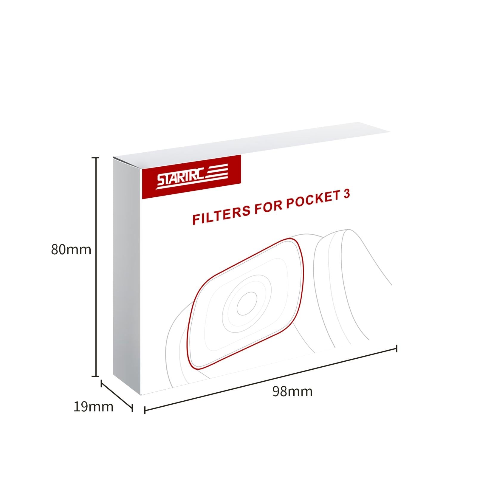 Complete Lens Filter Set for Dji Pocket 3 - Nd16 Nd64 and Nd256 6
