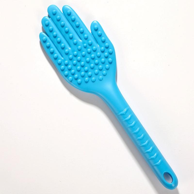 Multifunctional Silicone Palm & Back Massager Random Colour Delivery 3