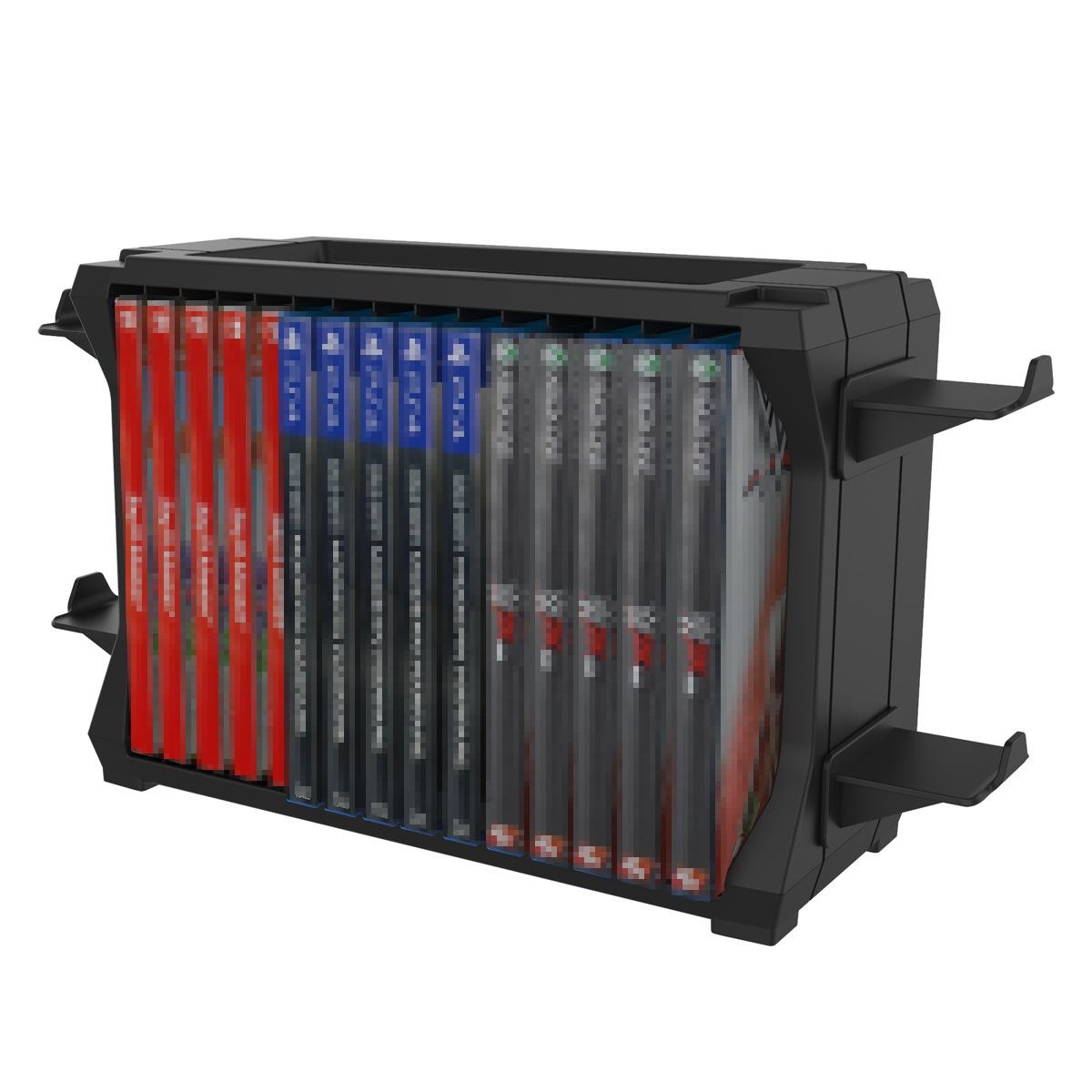 Versatile Console Storage Stand for Ps5 / Switch / Xbox - Multi-functional 4