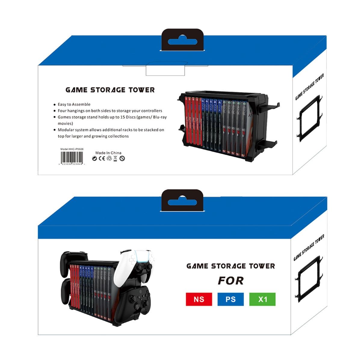 Versatile Console Storage Stand for Ps5 / Switch / Xbox - Multi-functional 7