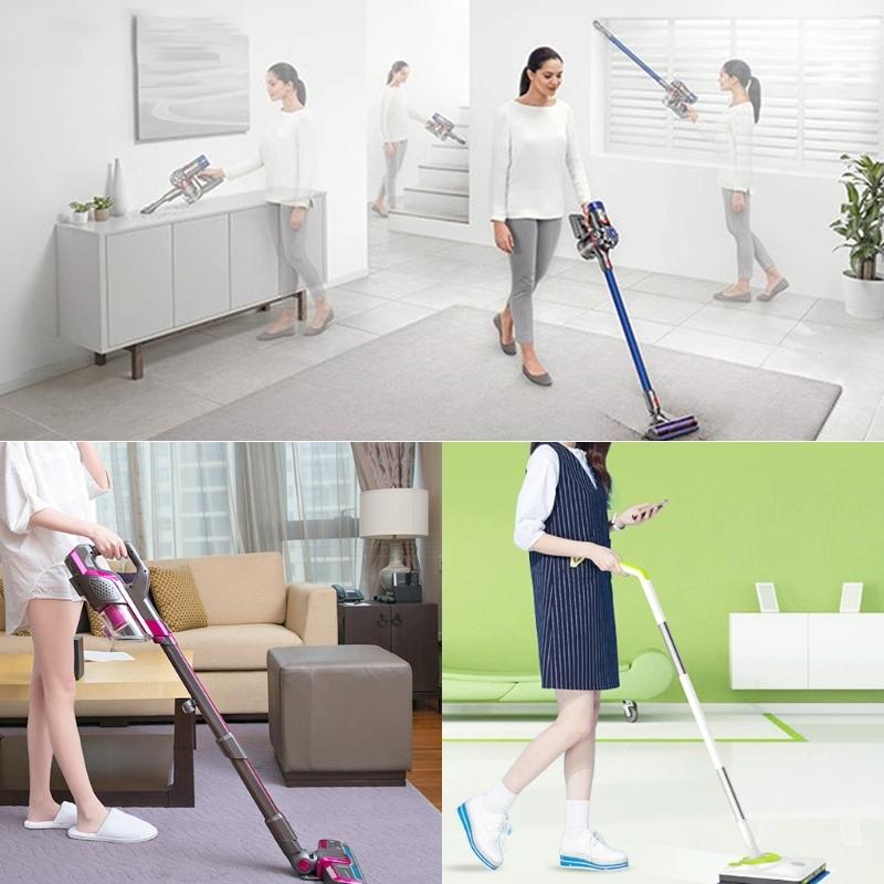 4-in-1 Round Stiff Bed & Connector Brush Kit for Dyson Vacuum 6