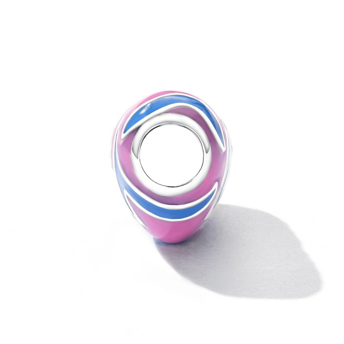 925 Sterling Silver Contrast Heart Beads For Diy Bracelets & Necklaces 4