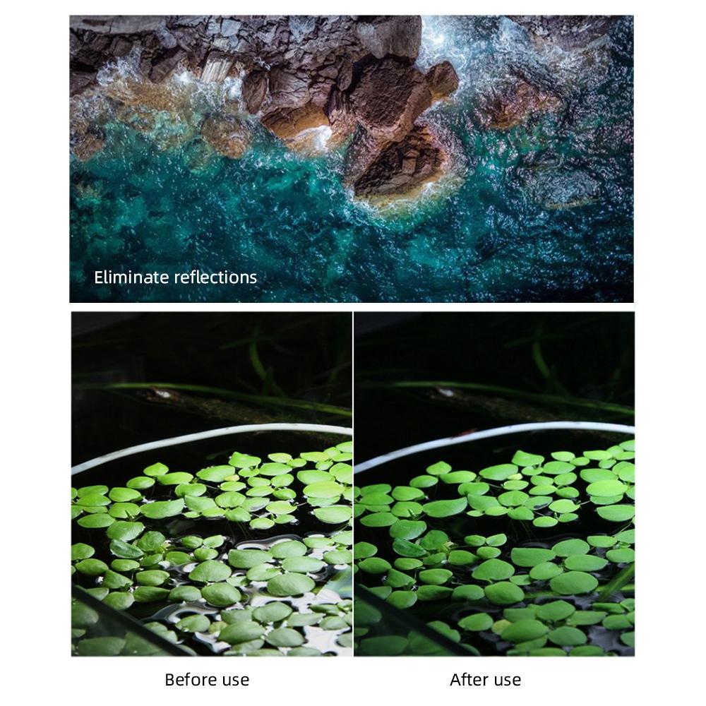 Round Housing Filter for Gopro Hero8 with Cpl Lens 5